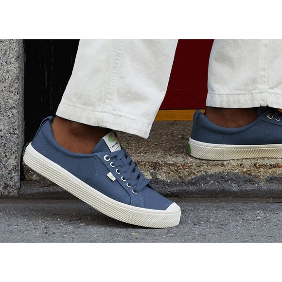 Cariuma Shadow Blue Canvas OCA LOW Men's Size 9.5 Wmns 11 - Picture 2 of 8
